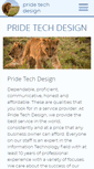 Mobile Screenshot of pridetechdesign.com